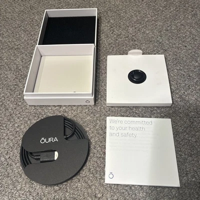 Oura Ring Gen3 Horizon Silver Size US6 Wearable Activity Tracker - Image 1 of 4