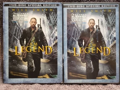 (3FREE) USED DVD I Am Legend (2-Disc Special Edition) Will Smith with Slipcover - Image 1 of 4