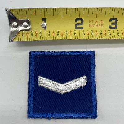 "Parche de rango de aviador privado de patrulla aérea civil militar de EE. UU. 1 borde de corte a rayas 2""" Foto 1 de 4