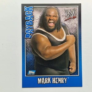 Mark Henry 2006 Topps WWE Payback Card No.63 Wrestling Trading Card - Bild 1 von 2