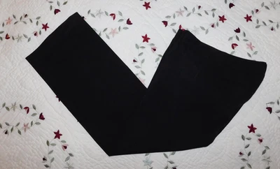 Pantalones de vestir para mujer Michael Kors talla 8 negros rectos anchos 10" pierna 32" entrepierna Foto 1 de 4