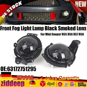 2x Klarglas Nebelscheinwerfer SchwarzSmoke für Mini R55-59 06-13 Clubvan·Clubman - Bild 1 von 24