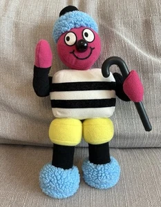 Vintage Bertie Bassett Plush 1990s Liquorice Allsorts Soft Toy 13” Free Postage - Picture 1 of 4