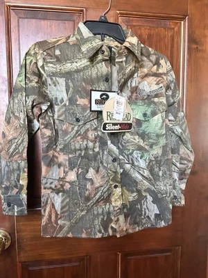 RedHead Bass Pro Shops Camo Button Up Shirt Kids M Youth Hunting NWT - Image 1 of 4