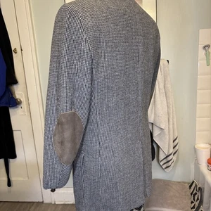 Wool Collection Tweed Blazer Ellenbogen Patches 40 L - Bild 1 von 10