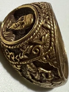 ANILLO PHRA LP SUANG RARO ANTIGUO AMULETO AMULETO TAILANDÉS MÁGICO ÍDOLO ANTIGUO #12 - Imagen 1 de 4