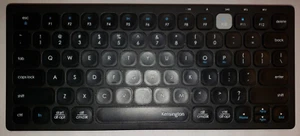 Kensington Dual Wireless Compact Keyboard - Black P/N: K75502 - Picture 1 of 5