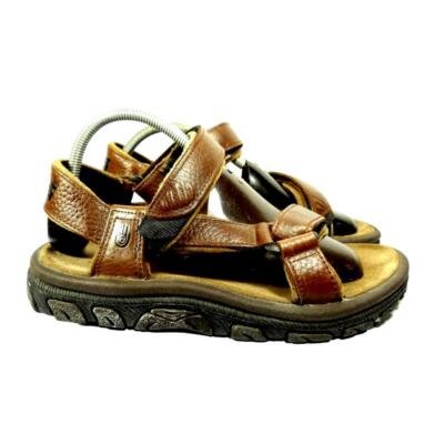 TEVA Mens Sandals ShocPad Brown Fisherman Sport Leather Size  display picture 1