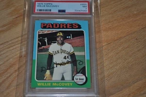 1975 TOPPS baseball WILLIE MCCOVEY #450 graded PSA 7 NM - Picture 1 of 4