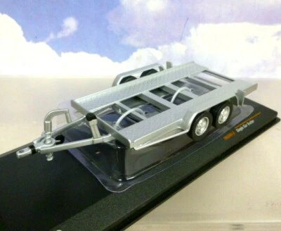 IXO 1/43 DIECAST DOBLE 2 EJES AUTOTRAILER/REMOLQUE RALLY CAR CON RAMPAS TRL004S Foto 1 de 4