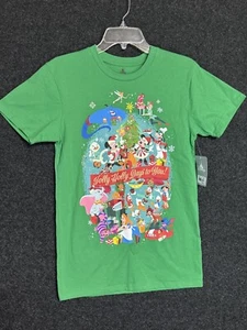 Disney Parks Christmas Holiday 2023 Jolly Holly Holiday Adult Shirt Medium M New - Picture 1 of 6