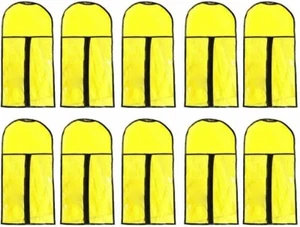10 Stück Haarverlängerung Aufbewahrungstasche Halter Etui Perücken Schutz Tasche Staubdicht Gelb - Bild 1 von 6
