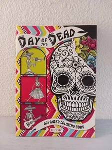 Day Of The Dead Advanced Coloring Book by Bendon Free Shipping! - Picture 1 of 2