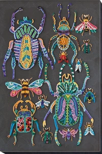 Kit de bordado de cuentas de arte Abris - escarabajos AB-730 - Imagen 1 de 8