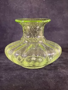 Vaso vintage in vetro semi verde per scatola, Francia - Foto 1 di 8