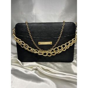 Authentic YSL Yves Saint Laurent Crossbody black textured handbag crossbody