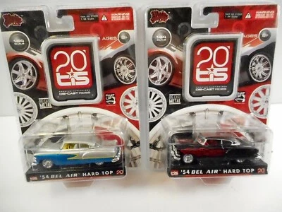 Malibu International  1954 Chevy Bel Airs Hard Tops 1:64 Die-Cast - NOS - Image 1 of 4