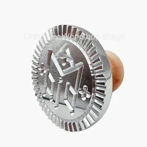 Estampilla de metal para el pan de la Santa Iglesia liturgia ortodoxa Prosphora D - 90 mm - Imagen 1 de 2