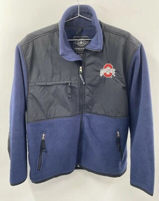 Charles River Apparel 男式 M Ohio State Buckeyes Evolux 抓绒夹克拉链外套 — 第 1/4 张图片