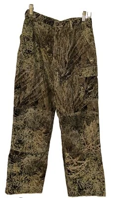 Game Winner Youth Cargo Mossy Oak Branch Camouflage Pants Sz XL 18, 27”Inseam - Image 1 of 4