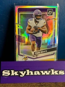 NFL 2023 Donruss Optic #109 Cam Akers RB Silver Holo Prizm Minnesota Vikings - Bild 1 von 5