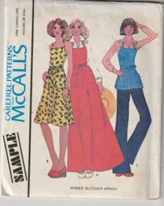 Sample McCALLS c.1975 - Butchers APRON in 3 Lengths - One Size - Bild 1 von 3