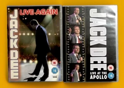 JACK DEE Comedy DVD BUNDLE Live Stand Up Live @ The Apollo & Live Again FREE P&P - Image 1 of 4