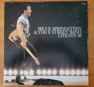 Bruce Springsteen & The E Street Band LIVE 1975-85 5 x LP Box Set w/Program, EX! - Image 1 of 4