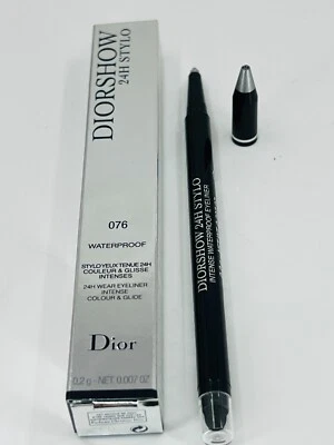 Christian Dior Diorshow 24H Stylo Waterproof Eyeliner 076 pearly silver0.2 g NIB - Image 1 of 4