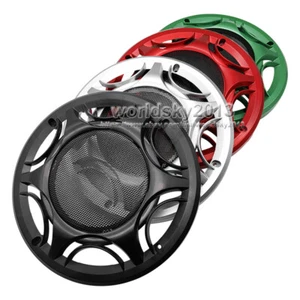 Protector de rejilla de malla metálica círculo decorativo de audio con cubierta de altavoz de 8" pulgadas - Imagen 1 de 11