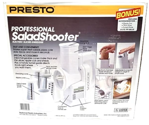 Vintage Presto Professional SaladShooter Electric Slicer/Shredder- 02970 - Picture 1 of 7