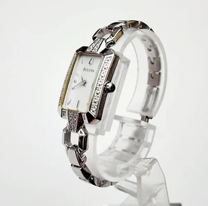 Women's Watch BULOVA 96R117. Diamonds Bezel - Picture 1 of 19