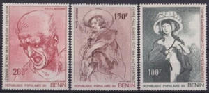 F-EX58660 BENIN MNH 1977 ART PAINTING RUBENS LEONARDO DA VINCI GAINSBOUROUGH. - Picture 1 of 2