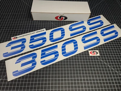 350 calcomanías SS (2 paquetes) pegatinas de carreras de cabecera de camioneta para Chevy Silverado 1990-1993 Foto 1 de 2