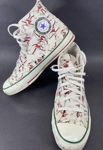 ¡ESQUÍ DE SANTA CONVERSE EE. UU. All Star de colección! Zapatos Hombre’s 8 Mujer’s 10.5 - Bonitos - Imagen 1 de 18