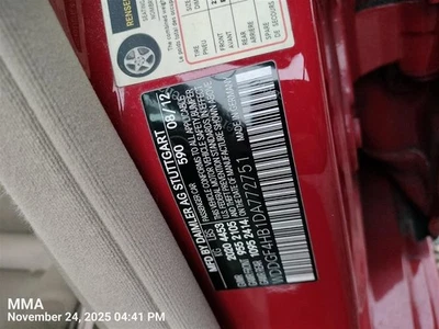 RIGHT REAR COIL/AIR SPRING 2010-2015 MERCEDES-BENZ C250 - Изображение 1 из 4