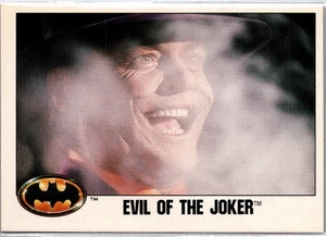 1989 TOPPS BATMAN #49 “EVIL OF THE JOKER” MOVIE CARD NM - Picture 1 of 2