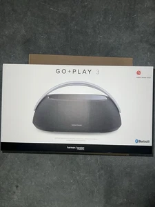 Harman Kardon Go + Play 3 Portable Bluetooth Speaker Black - Picture 1 of 2