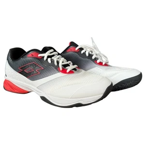 Lotto Mirage 400 ALR sneakers uomo bianco nero rosso taglia 11 nuove con scatola - Foto 1 di 11