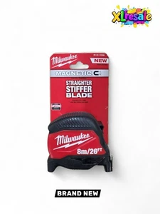 Milwaukee Tool 48-22-1026M 8M/26Ft Magnetic Tape Measure - Picture 1 of 9