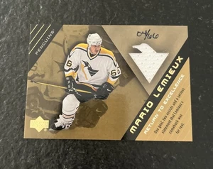 2000 Upper Deck Mario Lemieux Return To Excellence /66 Jersey On Card - Bild 1 von 4