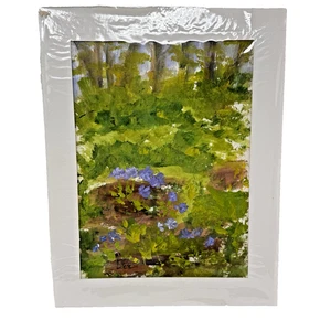 Vintage Spring Violets Oil Painting Signed "Lee" 9.5"x12.5" Approx EUC - Picture 1 of 8