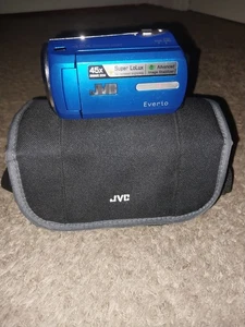 JVC Everio GZ-MS230AU Blue EXCELLENT! With Bag, Battery, And Manual - Picture 1 of 4