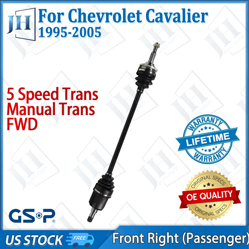 OE Front Right CV Axle Shaft For 1995-05 Chevy Cavalier FWD Manual 5 Speed Trans - Image 1 of 4