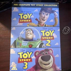 BOX SET 3 DVD Toy Story 1, Toy Story 2, Toy Story 3 TRILOGY REGION 2 NEW Opened - Picture 1 of 4