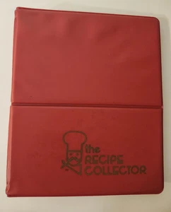 Deluxe Recipe Binder - The Recipe Collector Book Red 9 x 7.5" - Picture 1 of 6
