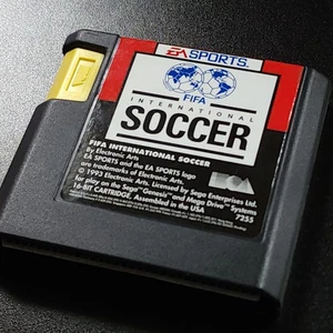 FIFA International Soccer (Sega Genesis, 1993) Nur Spielkassette getestet - Bild 1 von 5