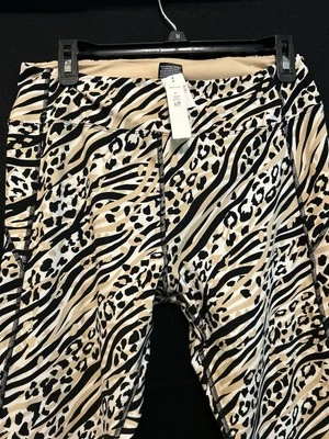 Victoria Secret розовый маслянистый мягкий леггинсы женщин XL лодыжки длина леопард новый с Ярлыками - Изображение 1 из 4