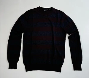 Paul Smith Brown Grey 100% Merino Wool Sweater Men’s Large Designer Modern - Picture 1 of 13