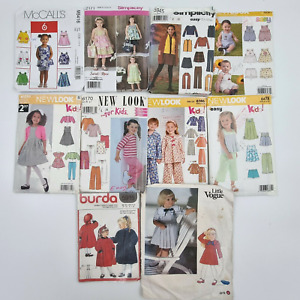 vintage modern sewing patterns job lot childrens New Look Burda Little Vogue